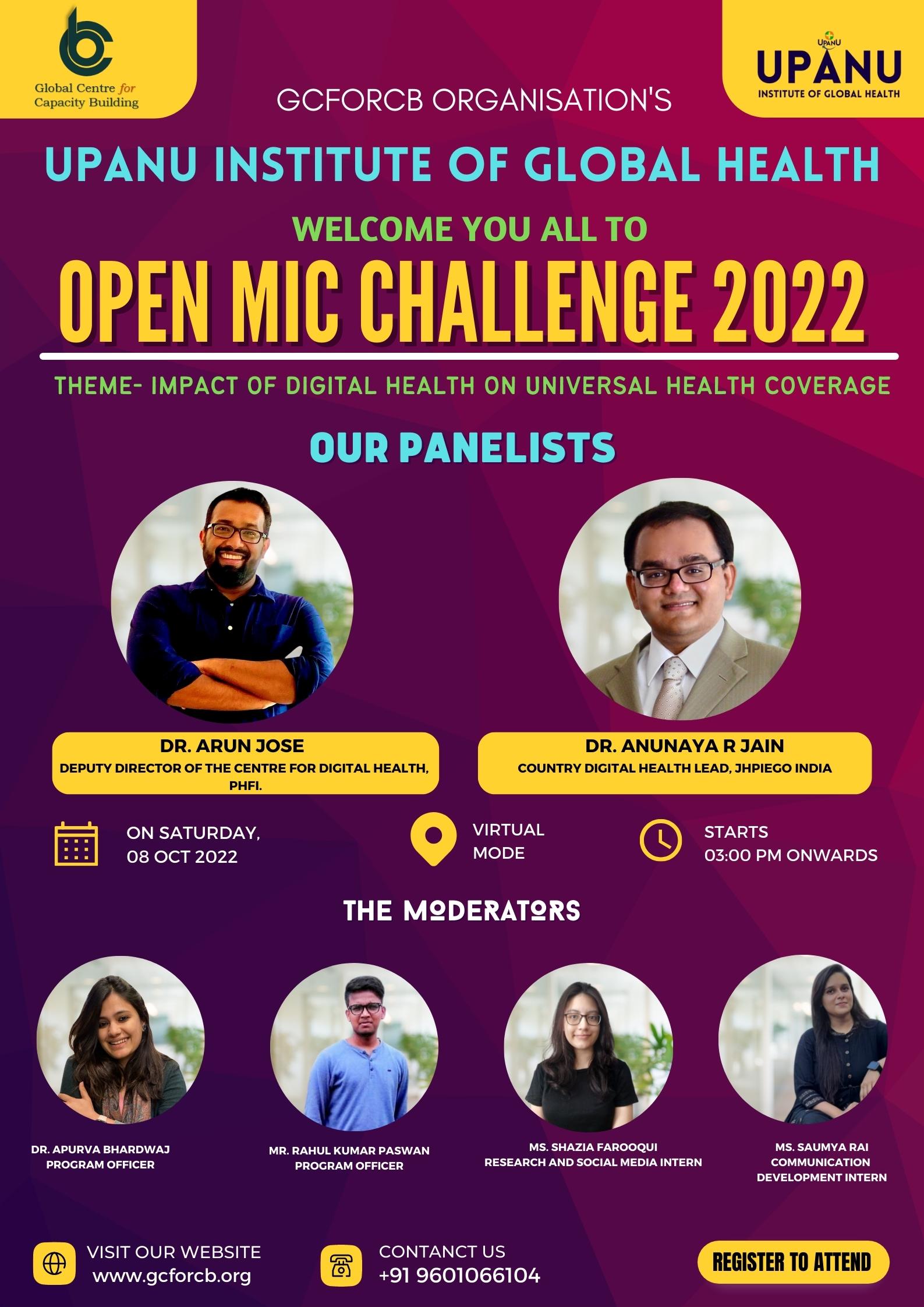 Public Health Open Mic Challenge